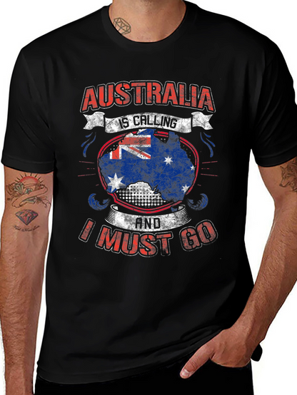 Camiseta Negra Australia Is Calling
