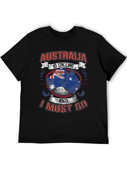 Camiseta Negra Australia Is Calling