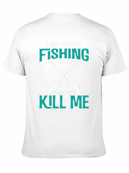 Camiseta Negra: Día Sin Pesca