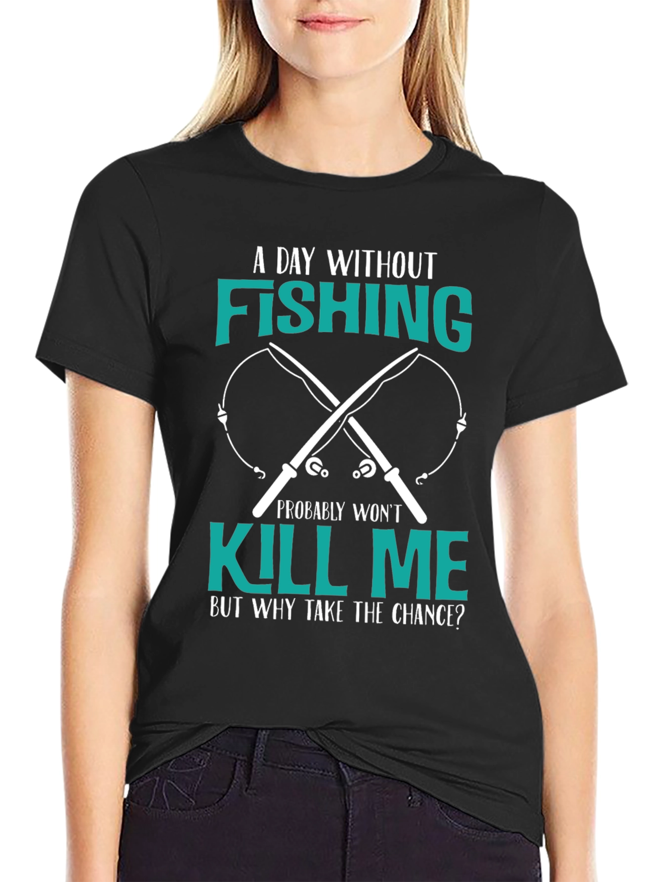 Camiseta Negra: Día Sin Pesca