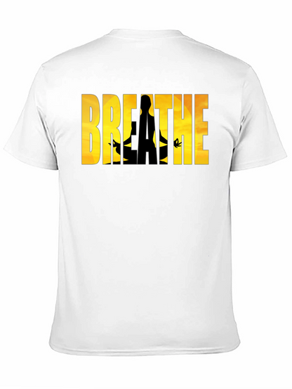 Camiseta Negra Breathe - Meditación y Relax