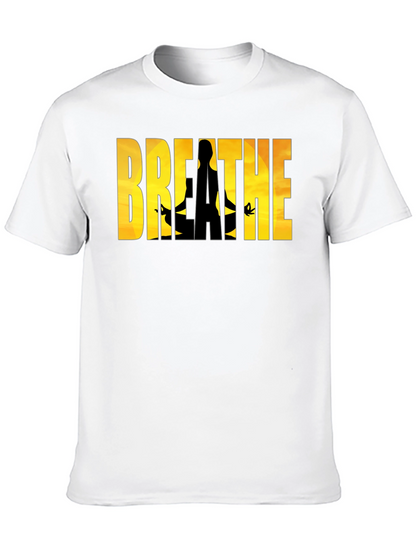 Camiseta Negra Breathe - Meditación y Relax