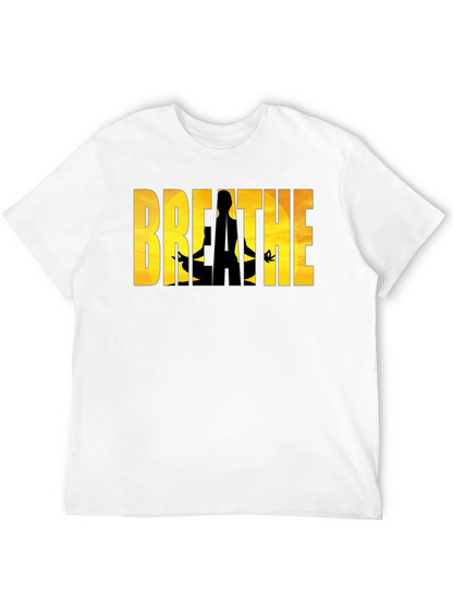 Camiseta Negra Breathe - Meditación y Relax
