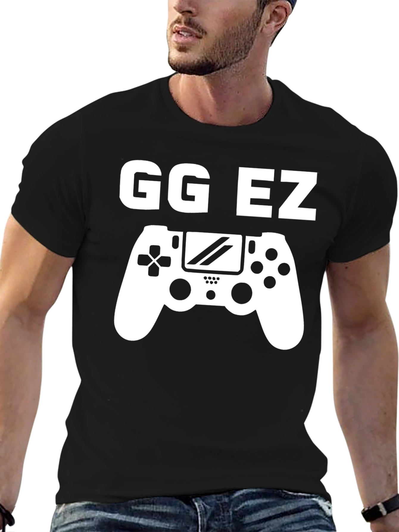 Camiseta Gamer GG EZ - Diseño de Videojuegos