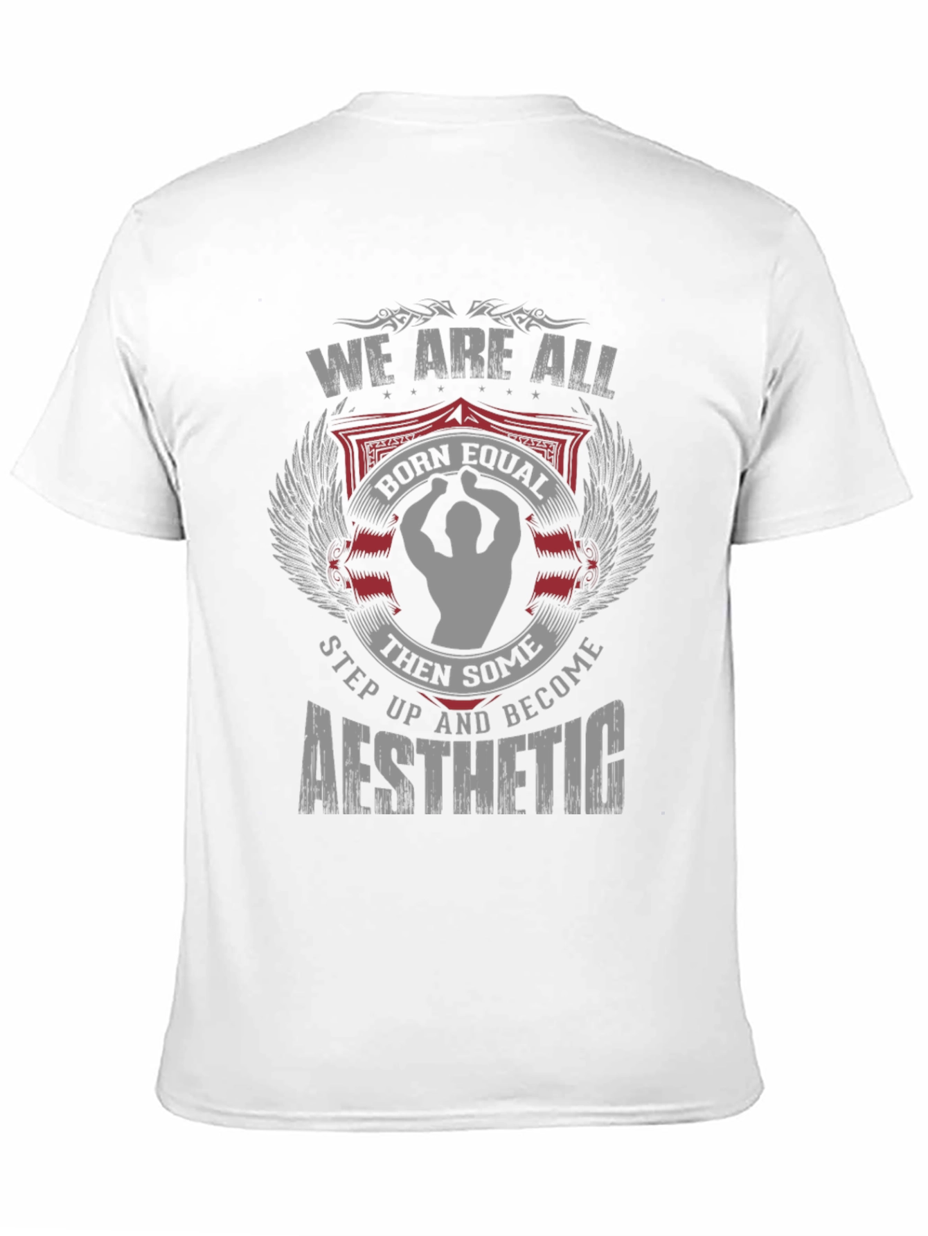 Camiseta Negra Estética y Motivacional para Hombre