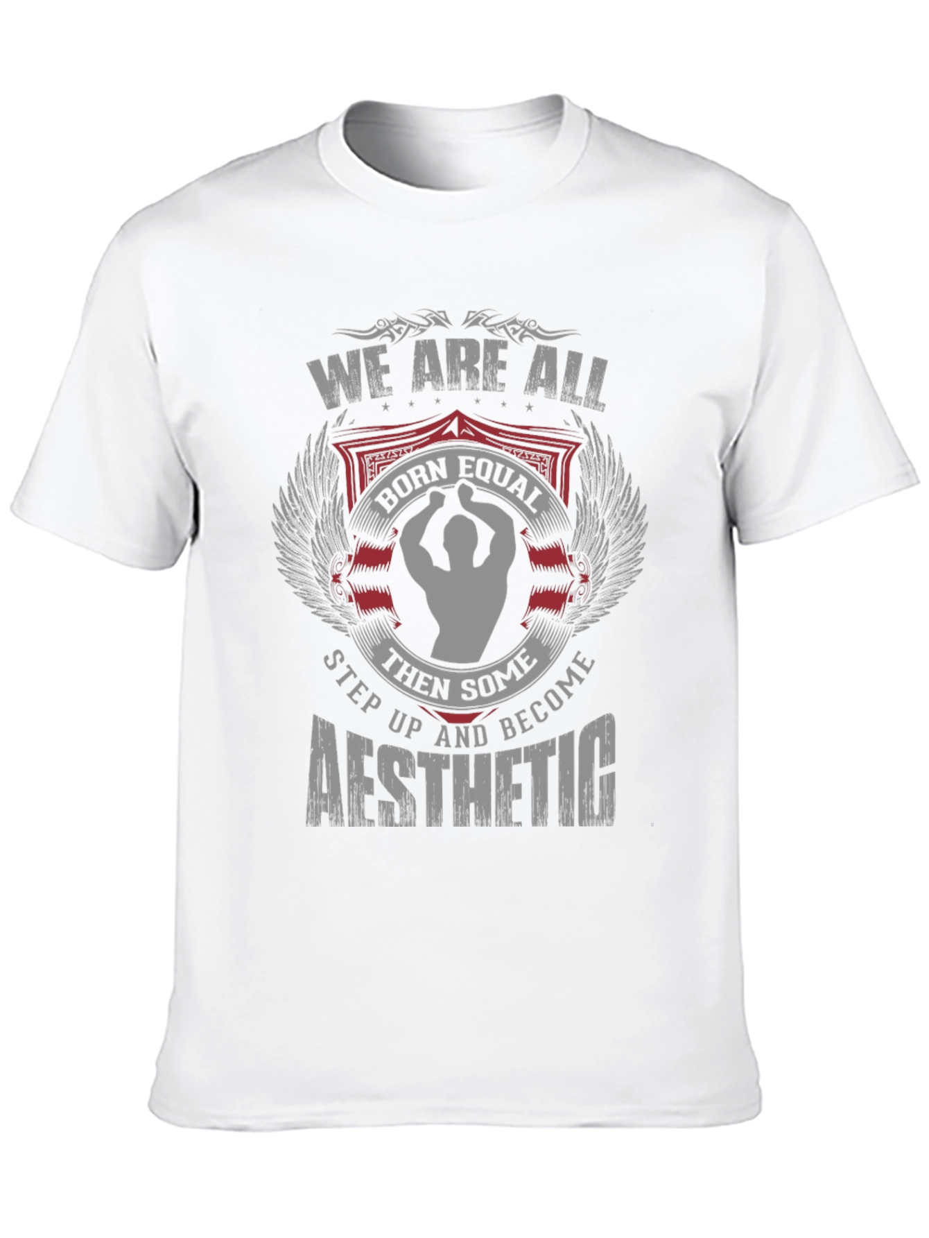 Camiseta Negra Estética y Motivacional para Hombre