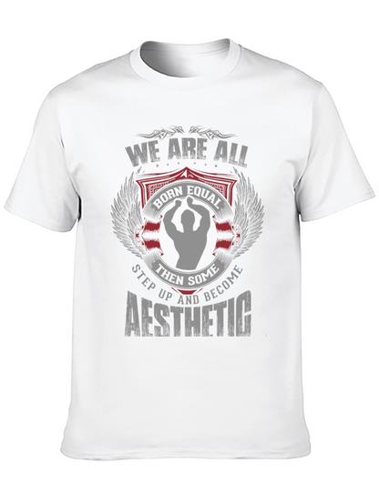 Camiseta Negra Estética y Motivacional para Hombre