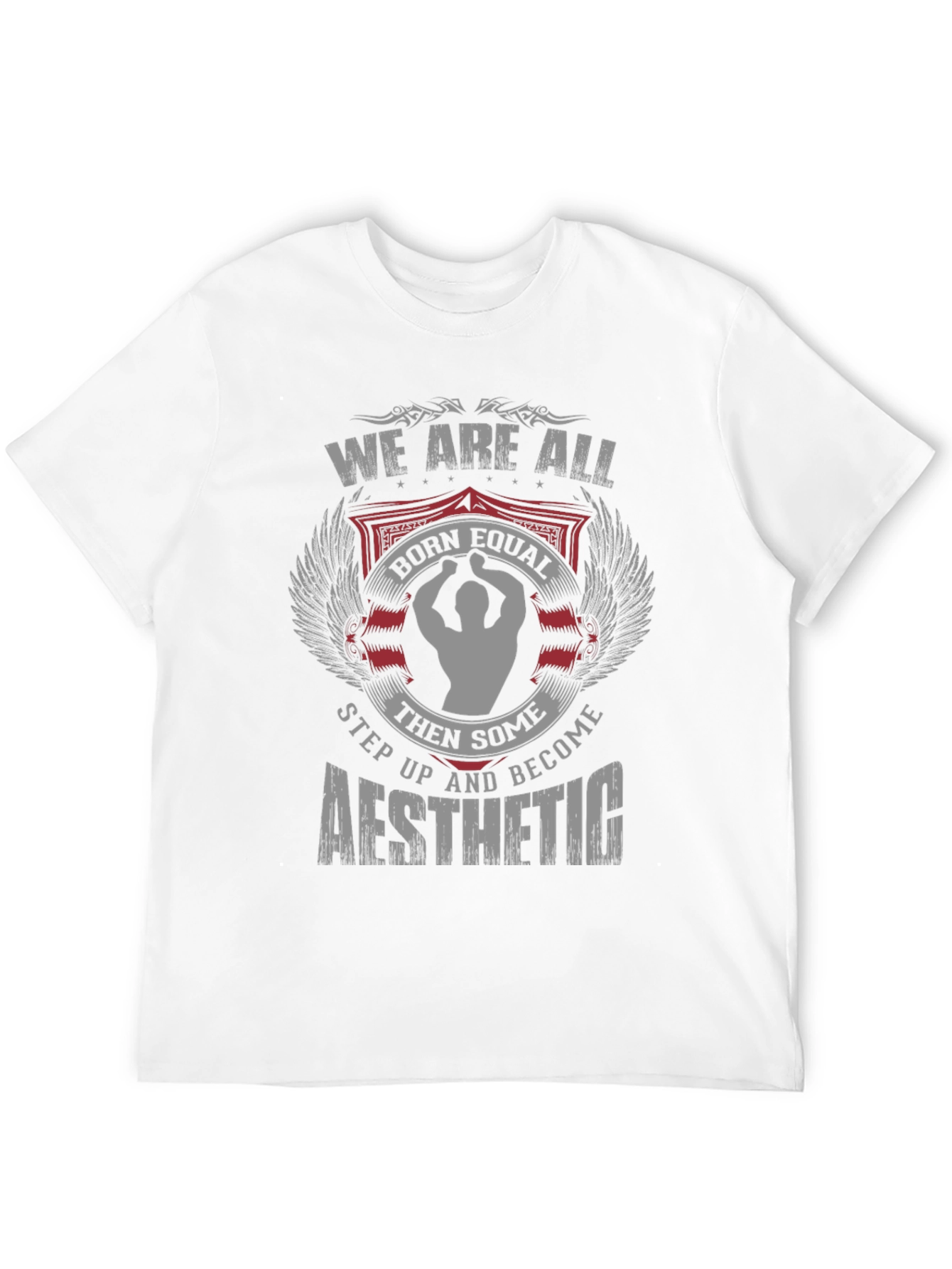 Camiseta Negra Estética y Motivacional para Hombre