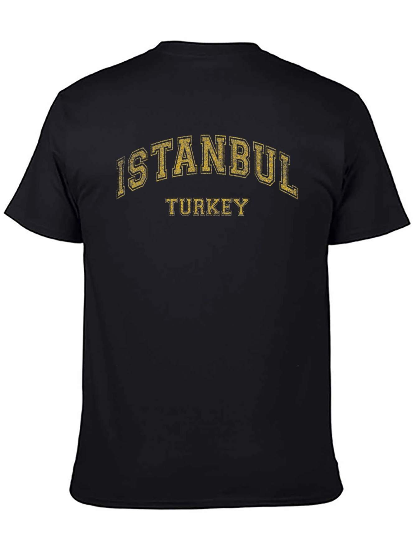 Camiseta Negra Estampada Estambul Turquía