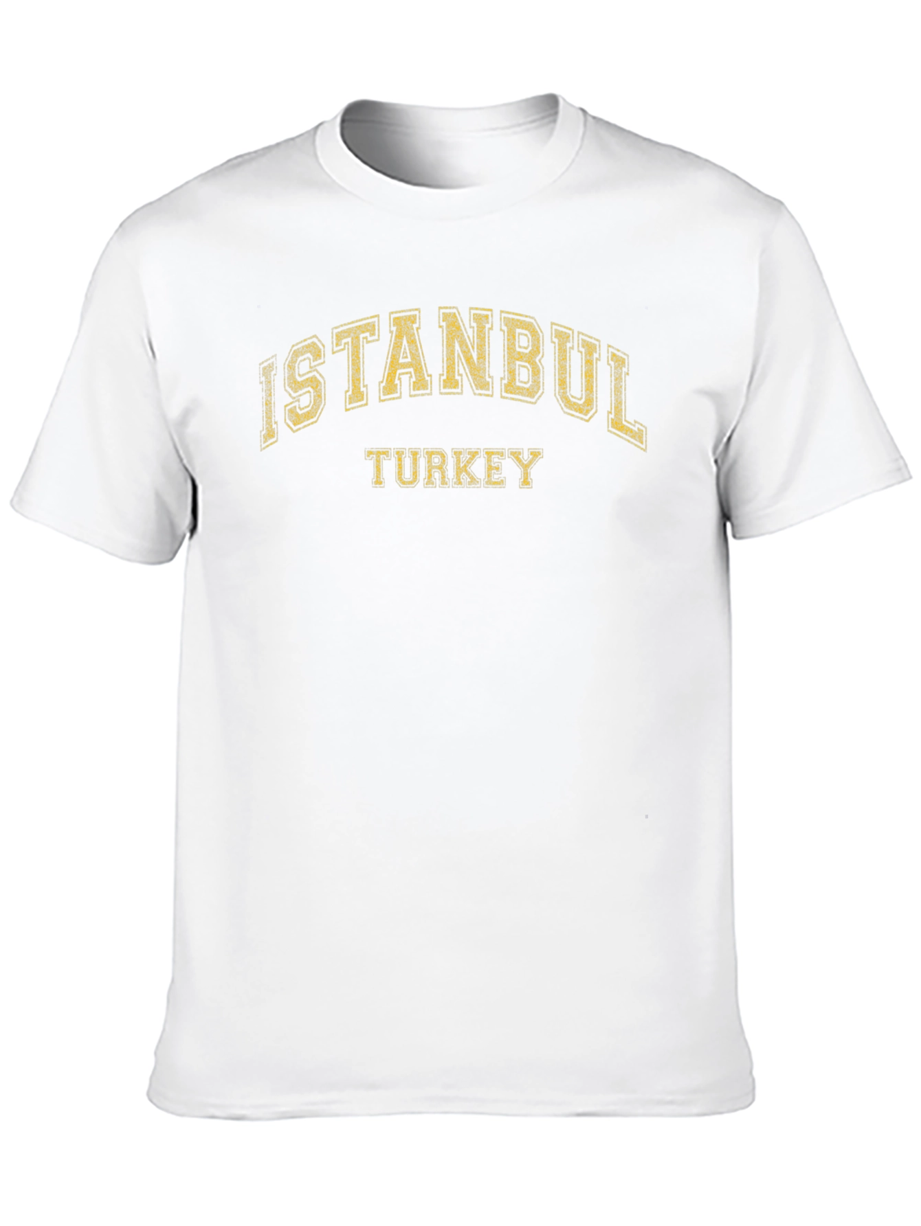Camiseta Negra Estampada Estambul Turquía