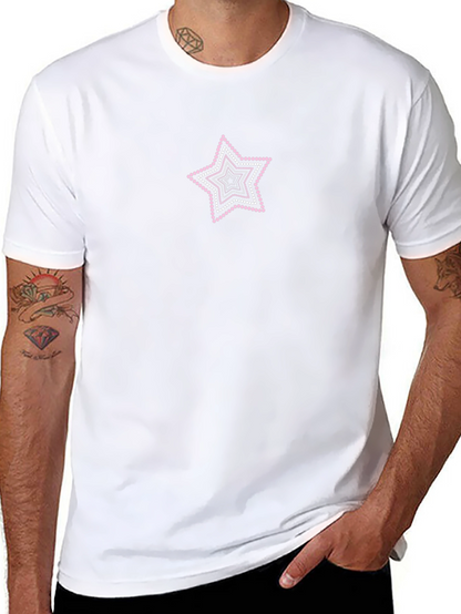 Camiseta Negra Estrella con Detalles
