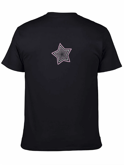 Camiseta Negra Estrella con Detalles