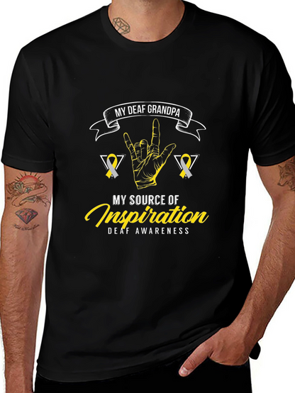 Camiseta Concientización Sordera - Mi Abuelo Sordo