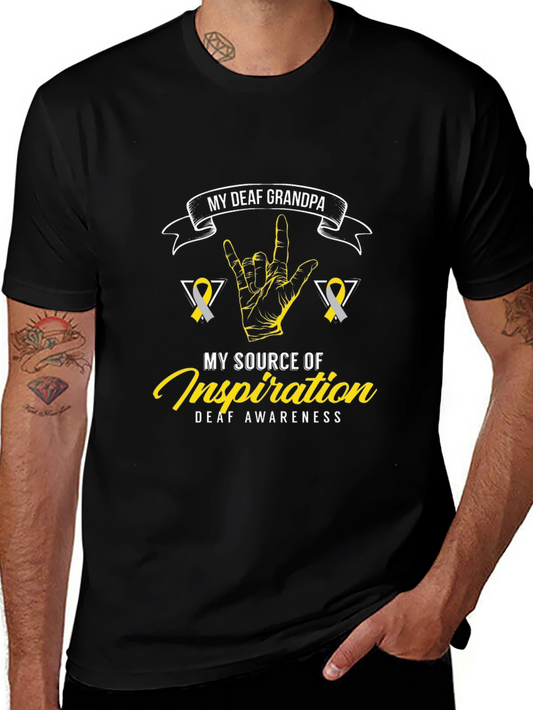 Camiseta Concientización Sordera - Mi Abuelo Sordo