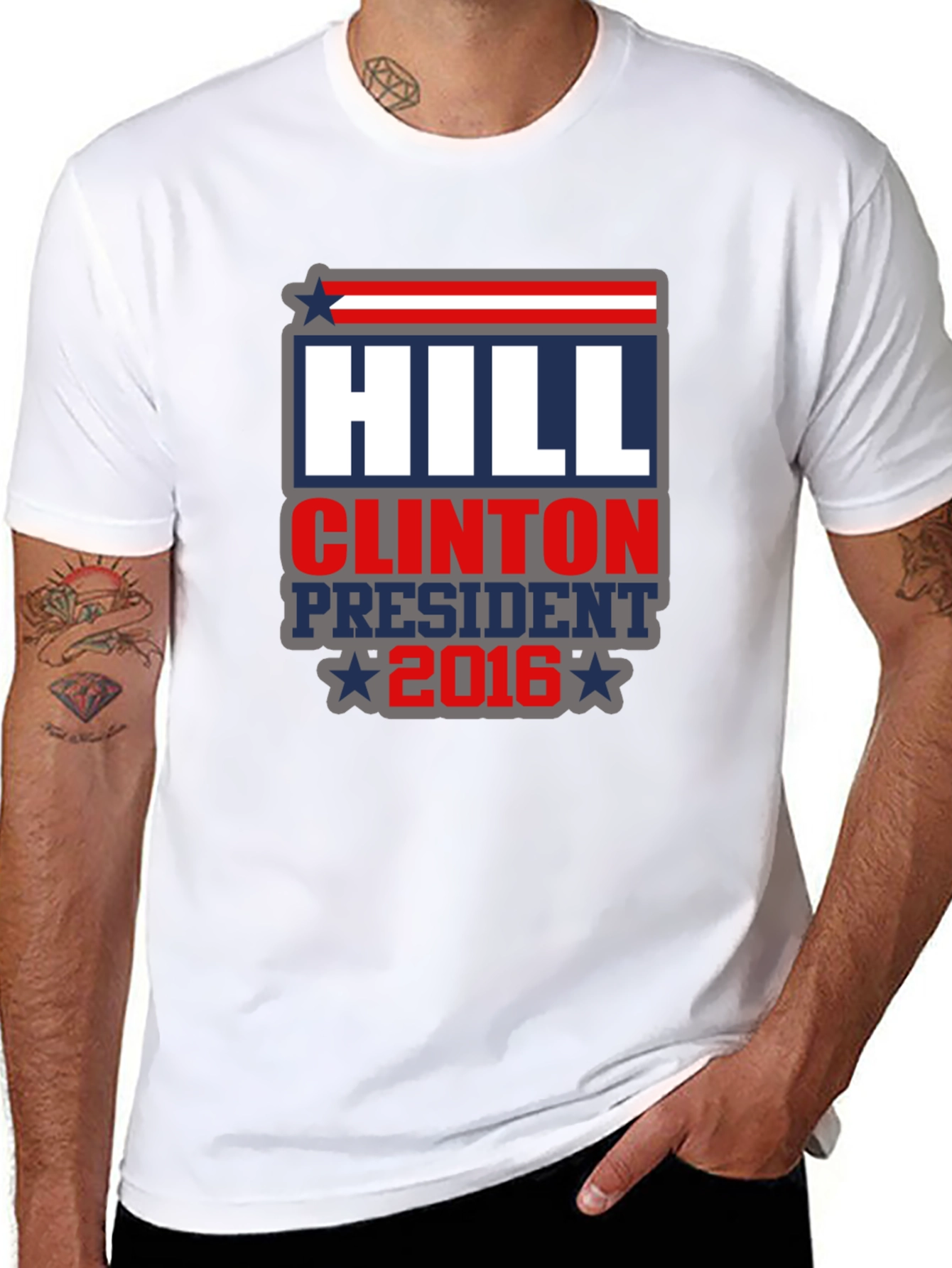Camiseta Hill Clinton President 2016 - Diseño Político