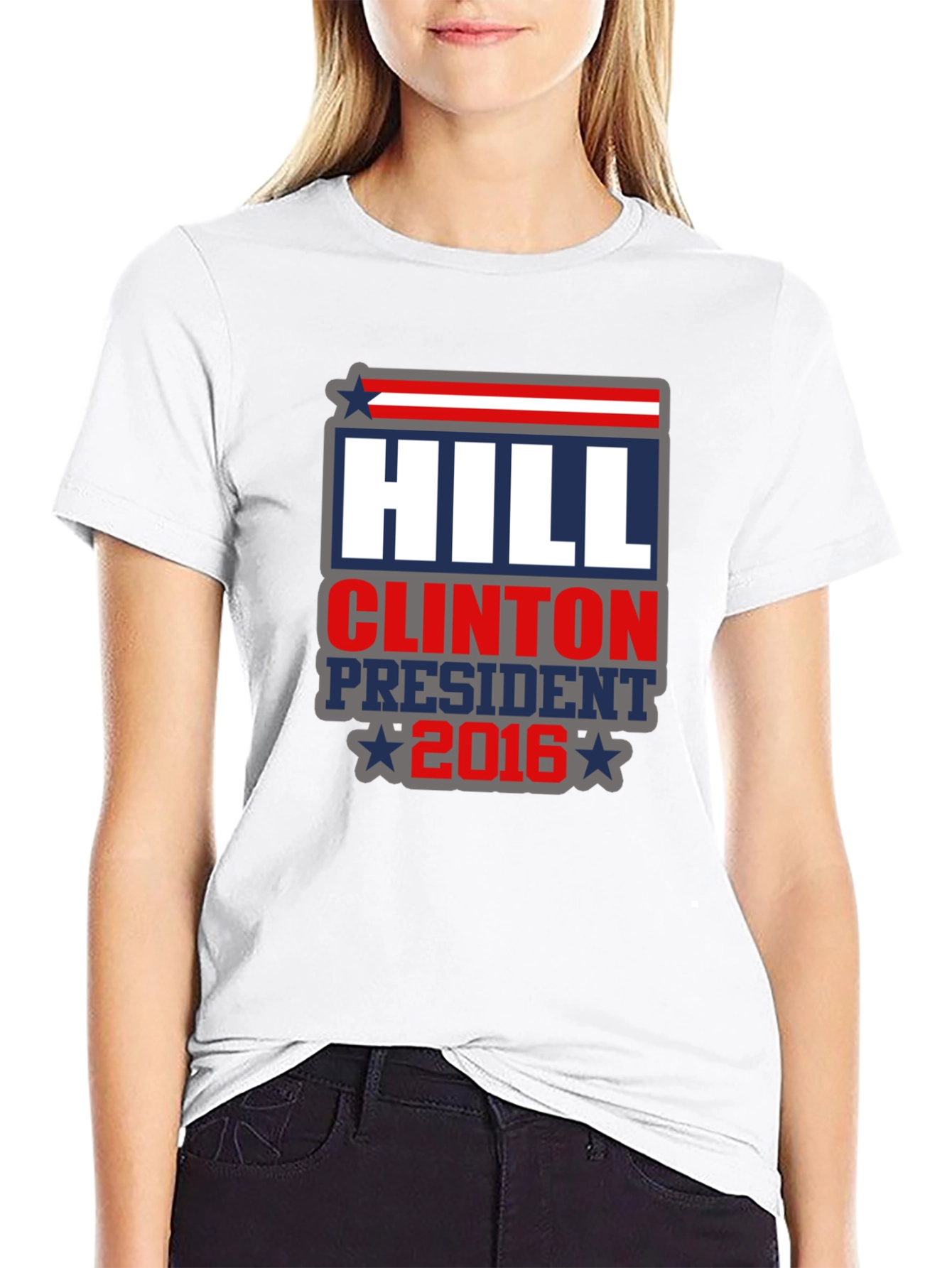 Camiseta Hill Clinton President 2016 - Diseño Político