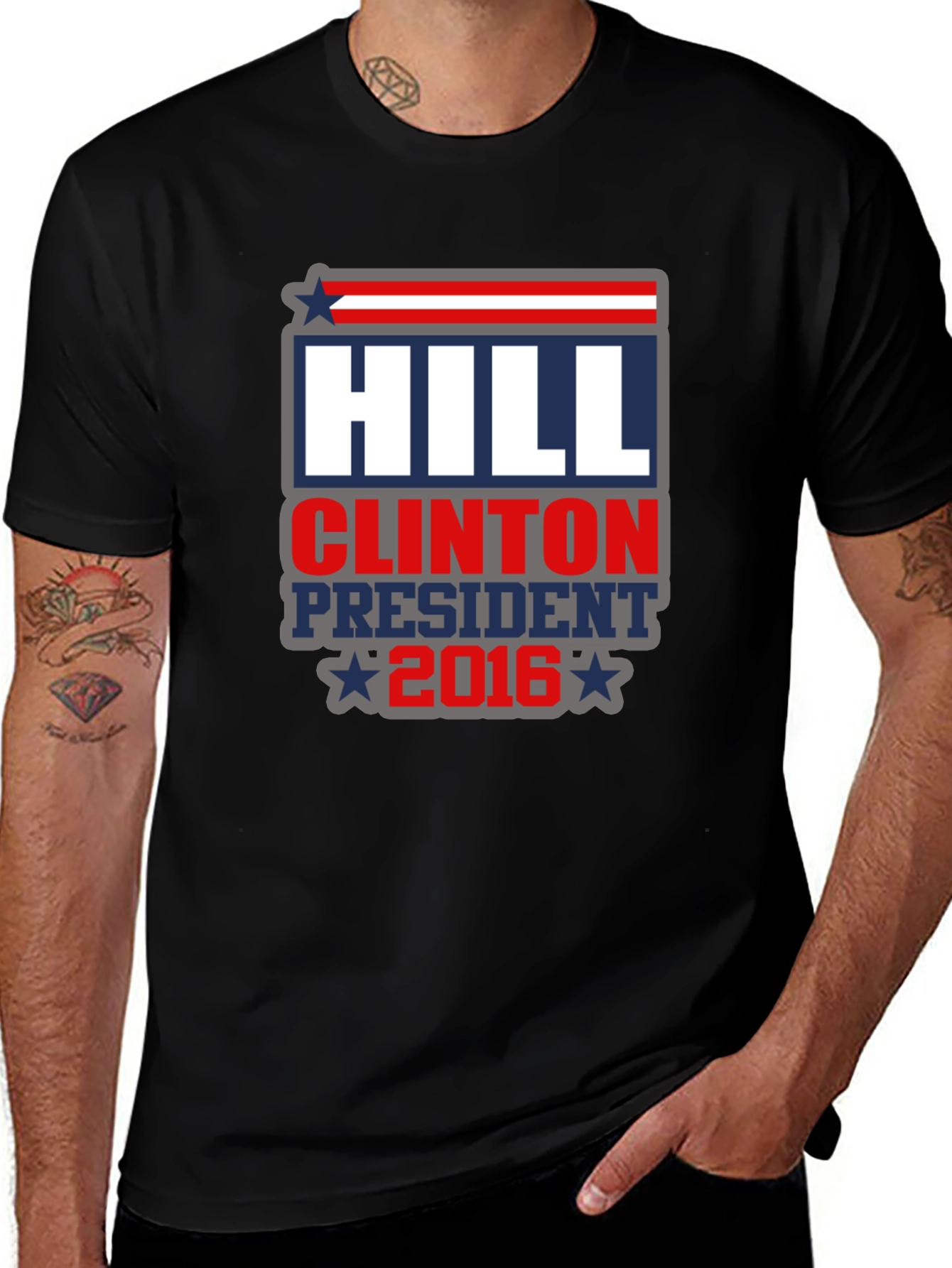 Camiseta Hill Clinton President 2016 - Diseño Político