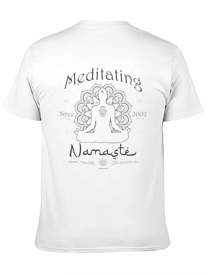 Camiseta Negra Meditación Namasté