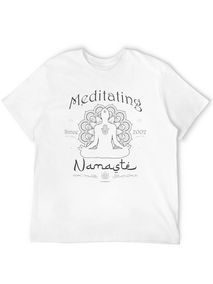 Camiseta Negra Meditación Namasté