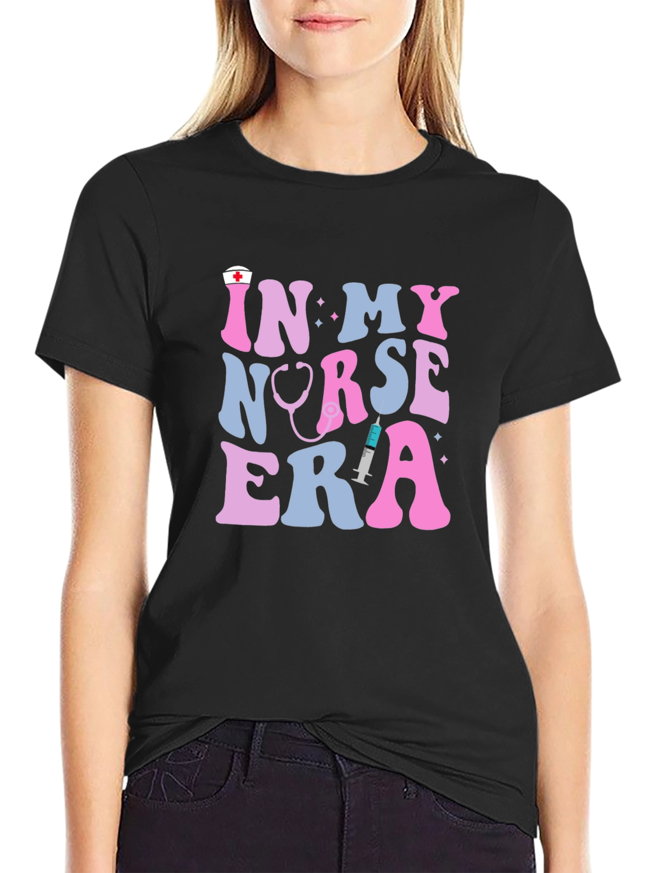 Camiseta Negra In My Nurse Era