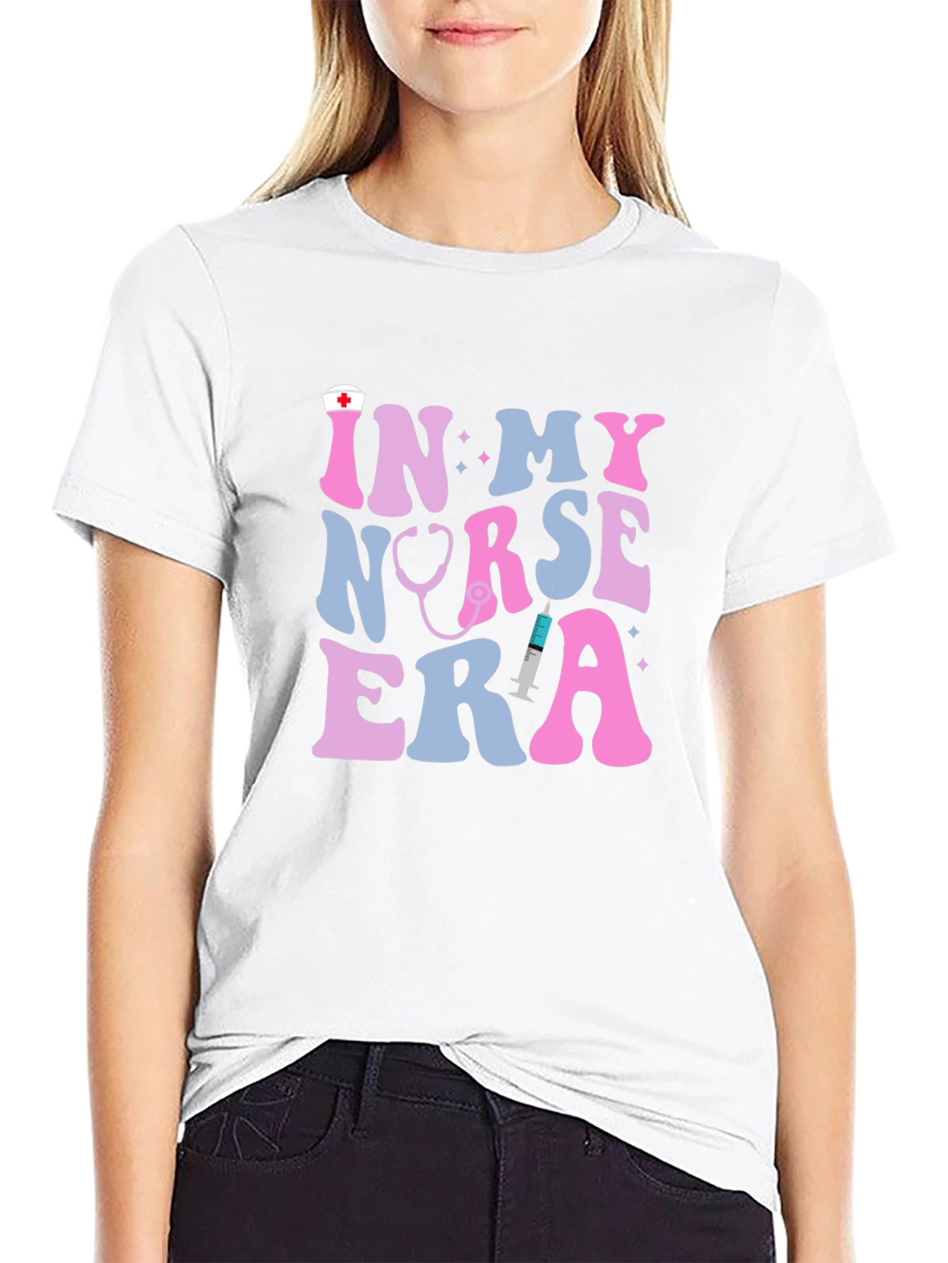Camiseta Negra In My Nurse Era