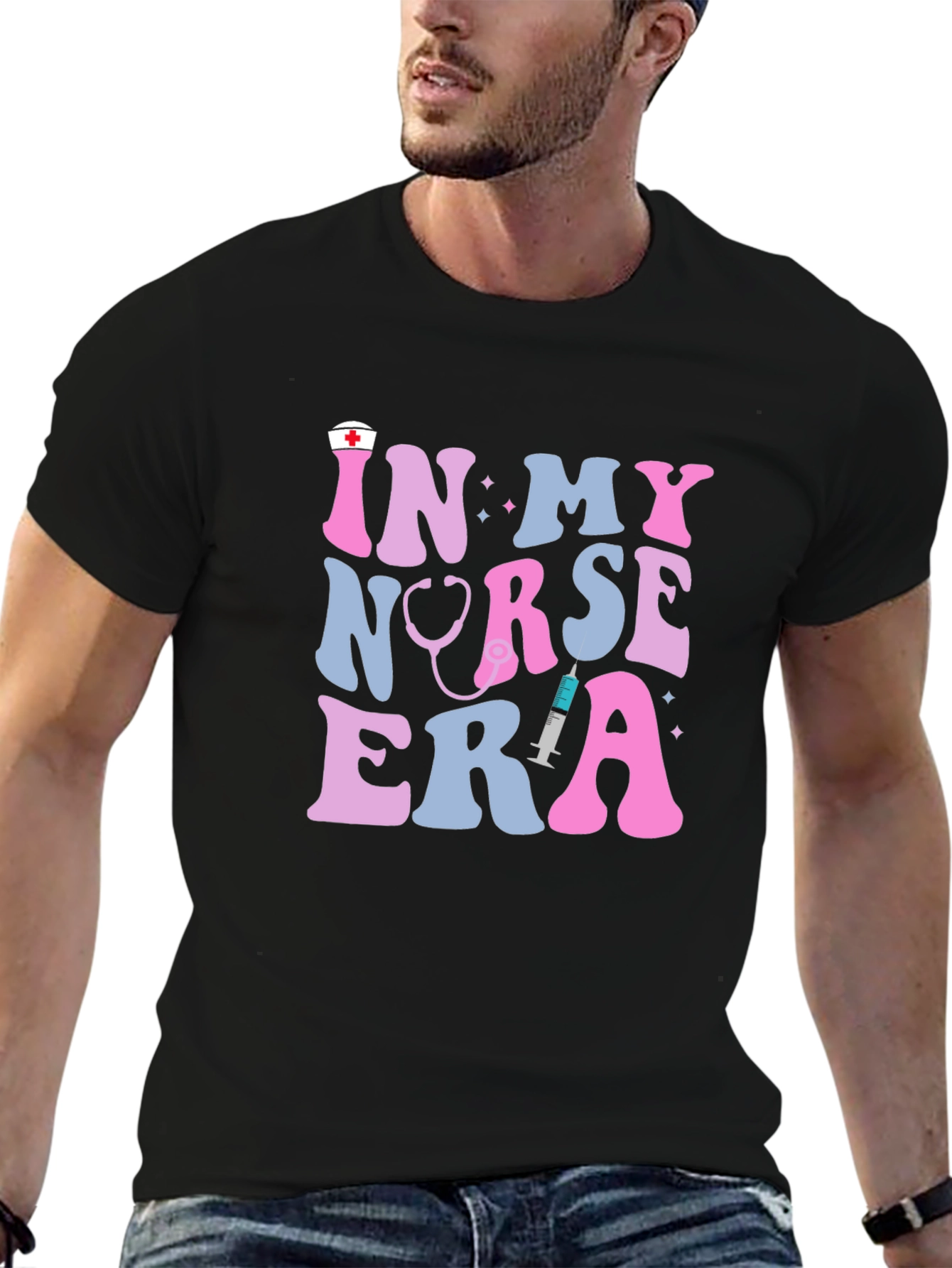 Camiseta Negra In My Nurse Era
