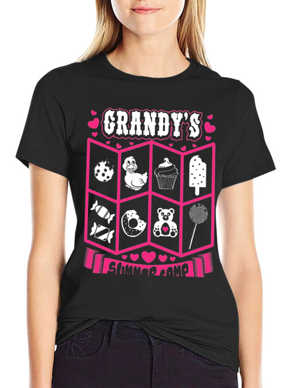 Camiseta Negra: Campamento de Verano de Grandy