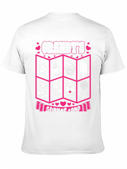 Camiseta Negra: Campamento de Verano de Grandy