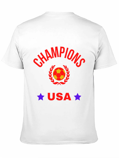 Camiseta Negra Champions USA Fútbol