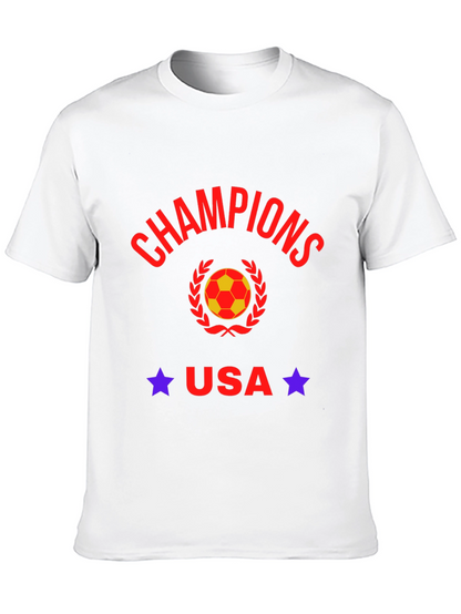 Camiseta Negra Champions USA Fútbol