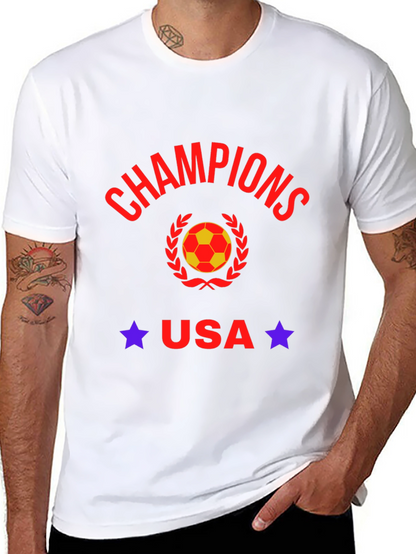 Camiseta Negra Champions USA Fútbol