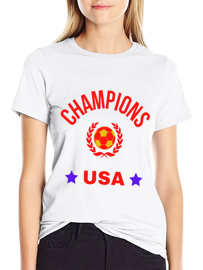 Camiseta Negra Champions USA Fútbol