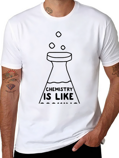 Camiseta Negra: Química es Como Cocinar
