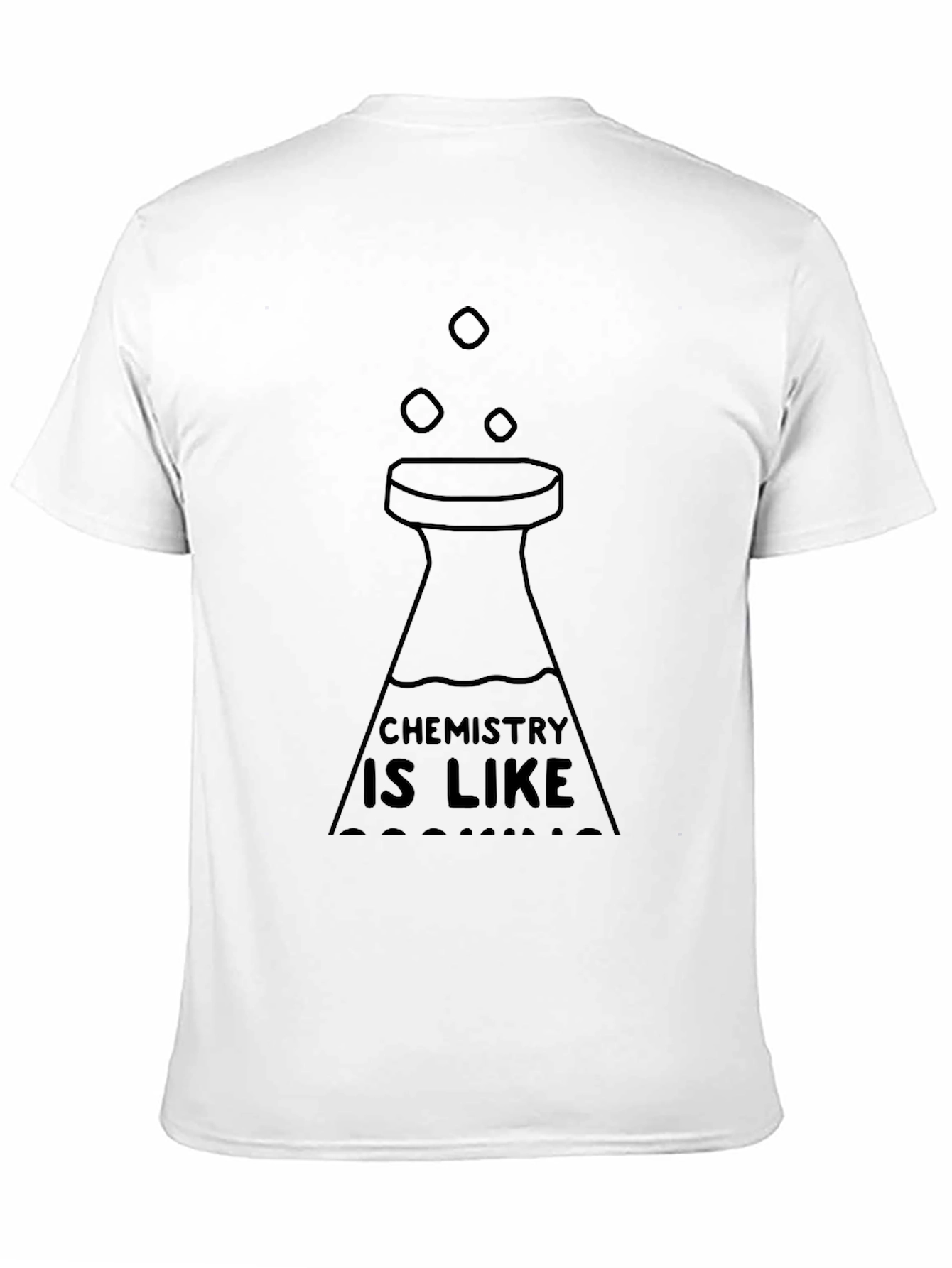 Camiseta Negra: Química es Como Cocinar
