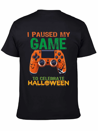 Camiseta Gamer Halloween: Pausé Mi Juego