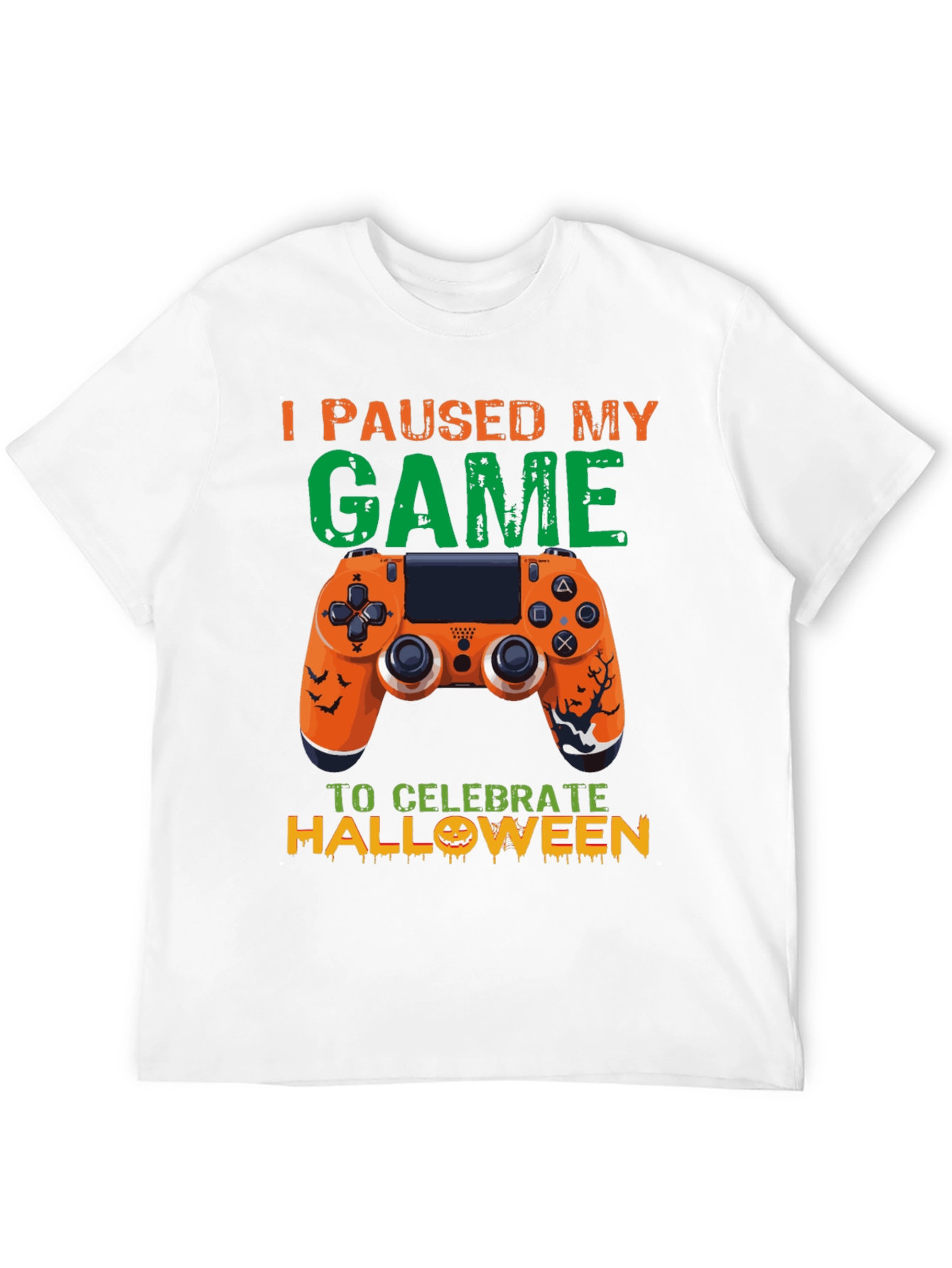 Camiseta Gamer Halloween: Pausé Mi Juego