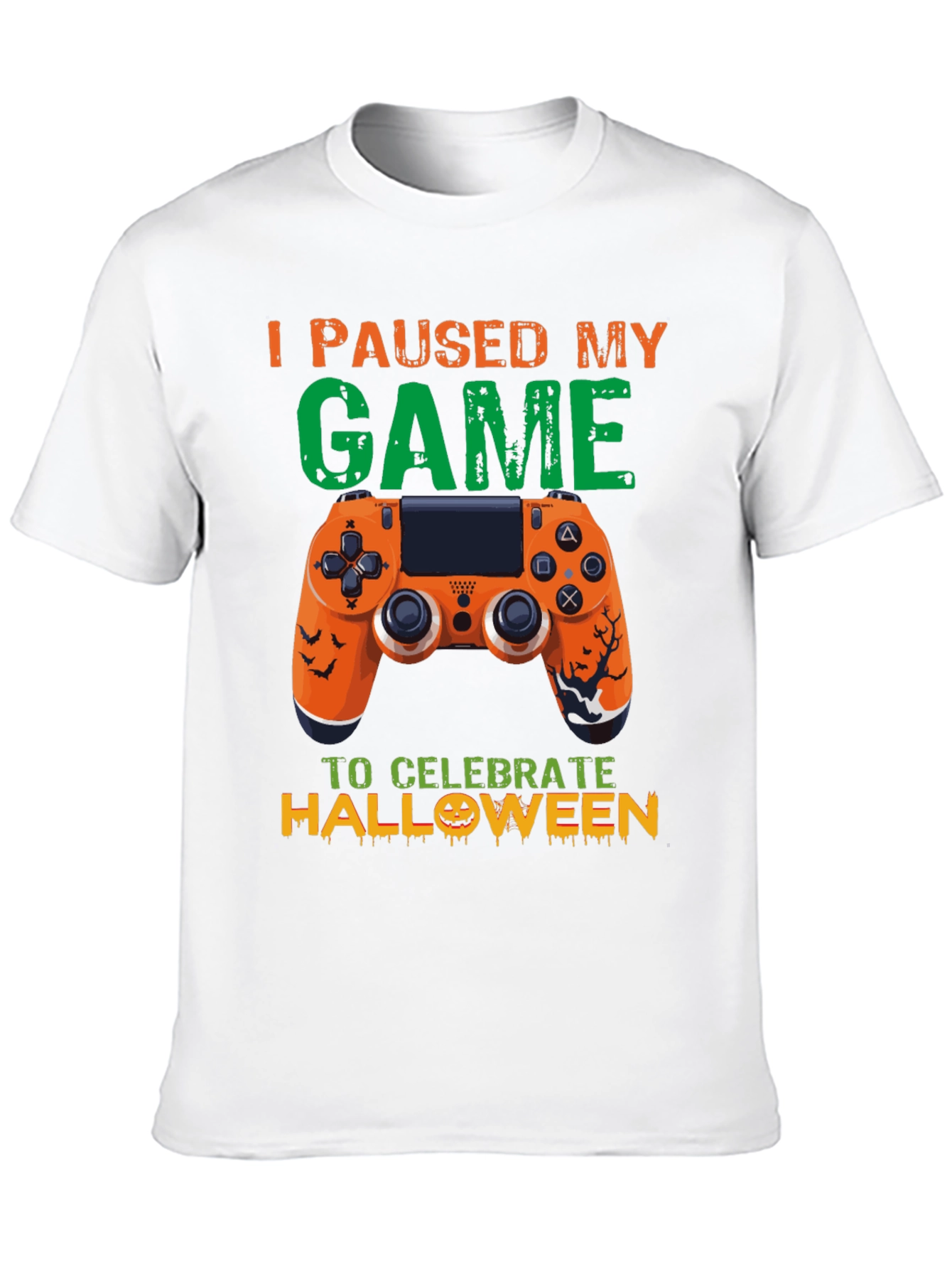 Camiseta Gamer Halloween: Pausé Mi Juego