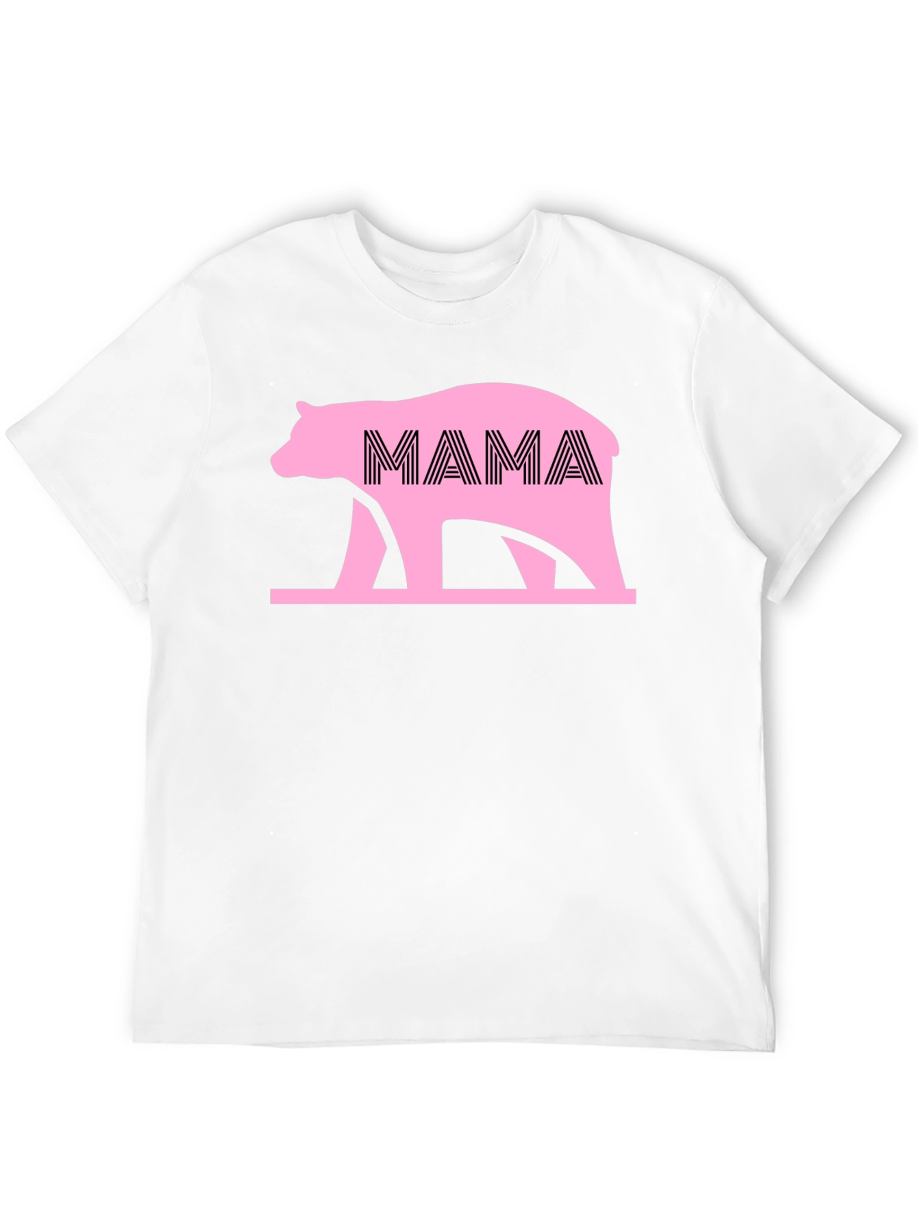 Camiseta Negra Oso Mama