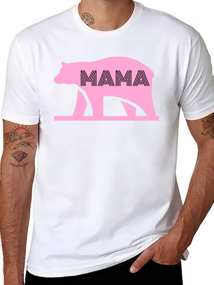 Camiseta Negra Oso Mama