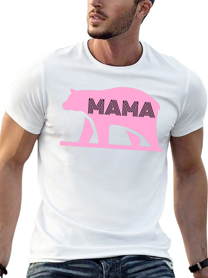 Camiseta Negra Oso Mama