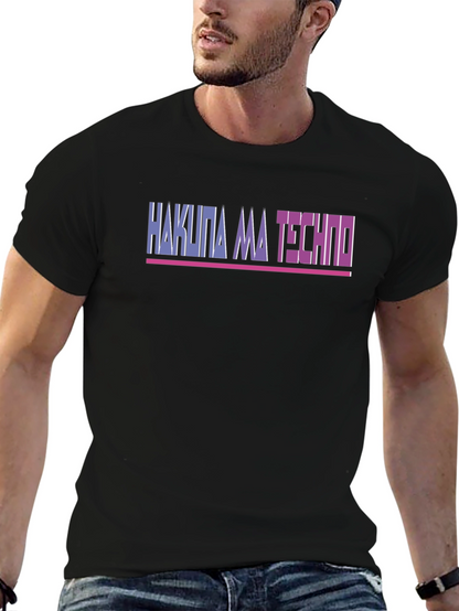 Camiseta Hakuna Ma Techno Negra