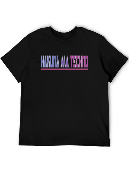 Camiseta Hakuna Ma Techno Negra