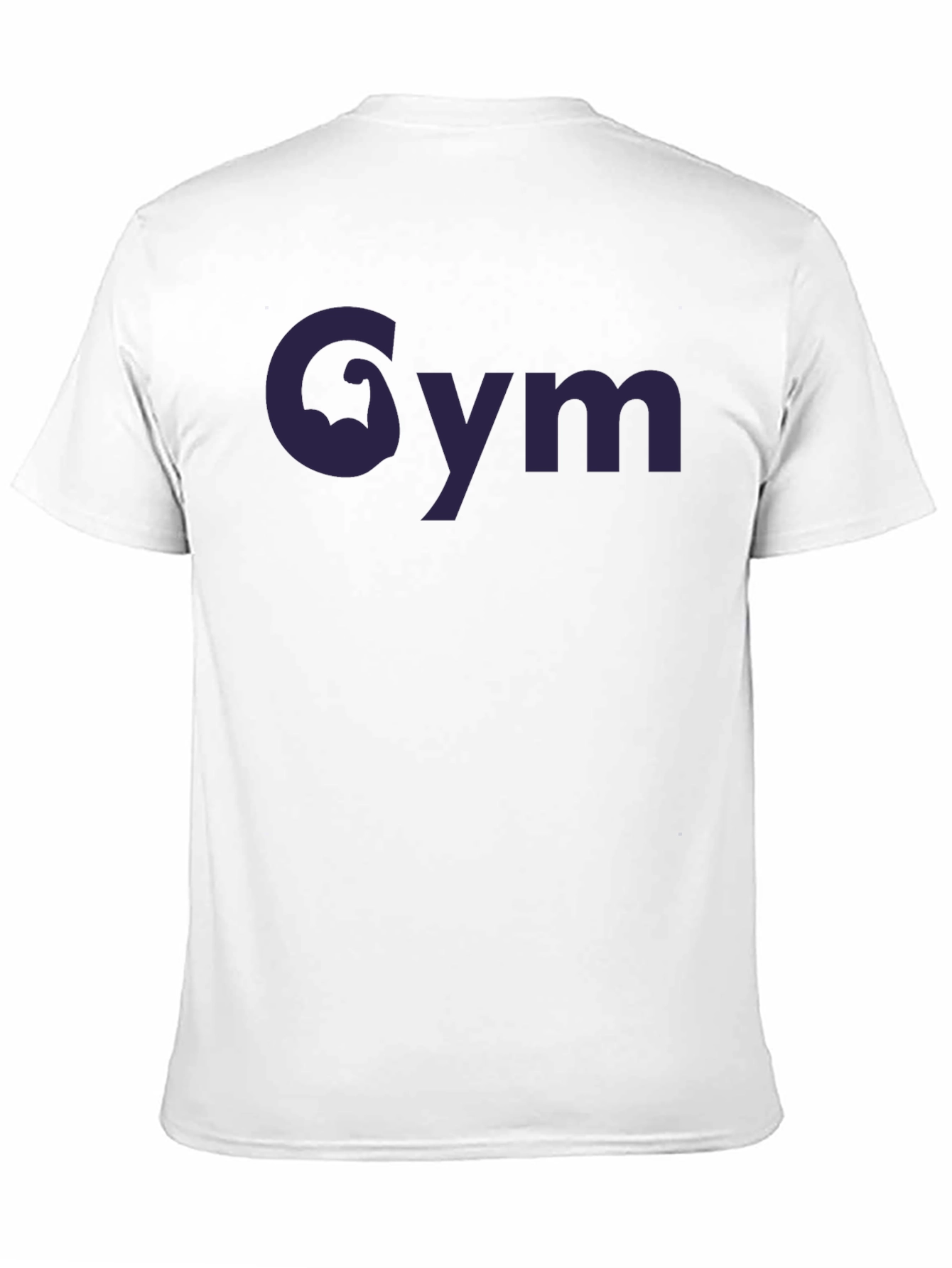 Camiseta Negra Gym con Diseño Musculoso