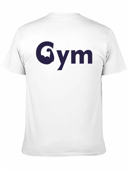 Camiseta Negra Gym con Diseño Musculoso
