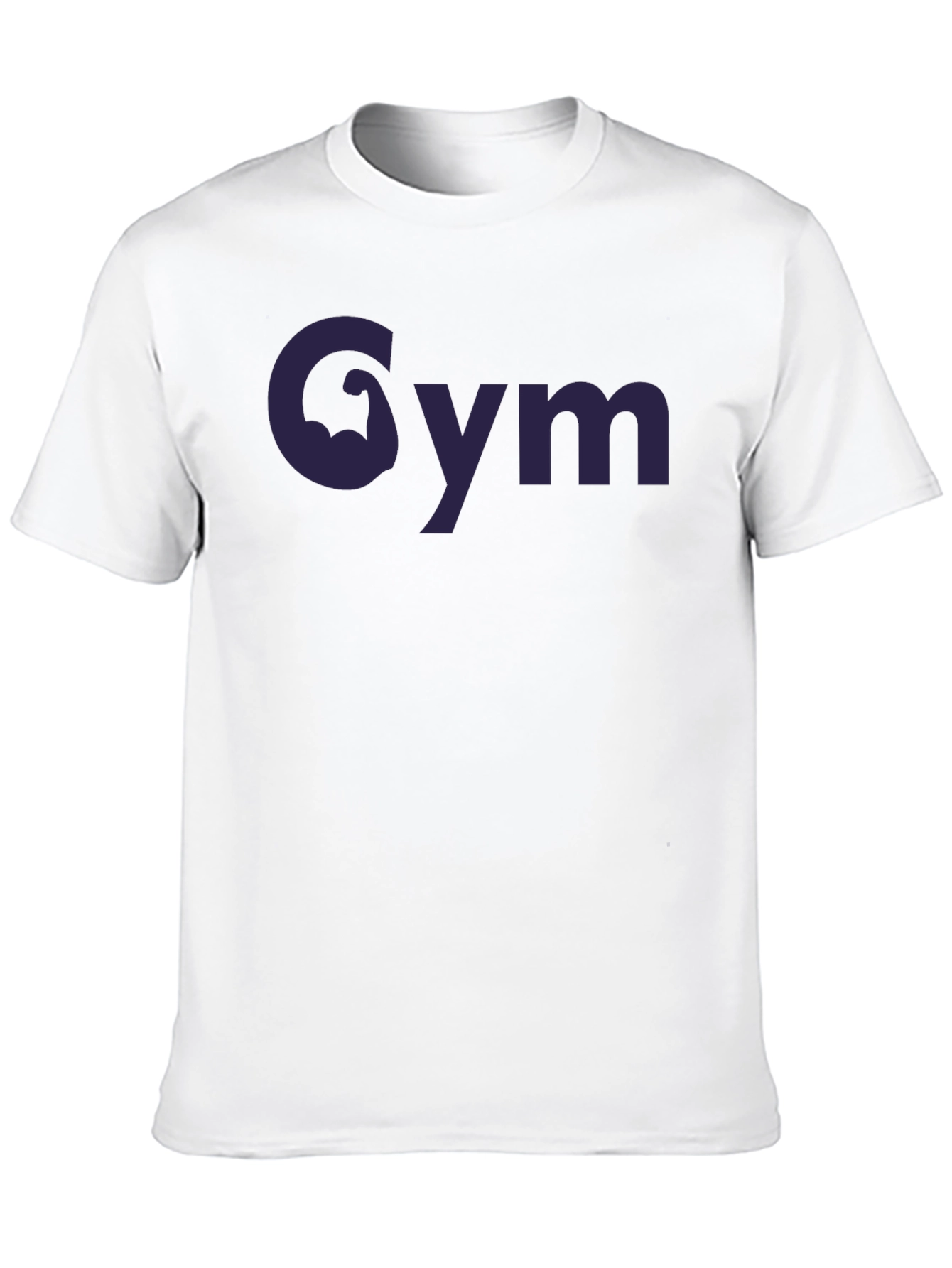 Camiseta Negra Gym con Diseño Musculoso