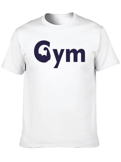 Camiseta Negra Gym con Diseño Musculoso
