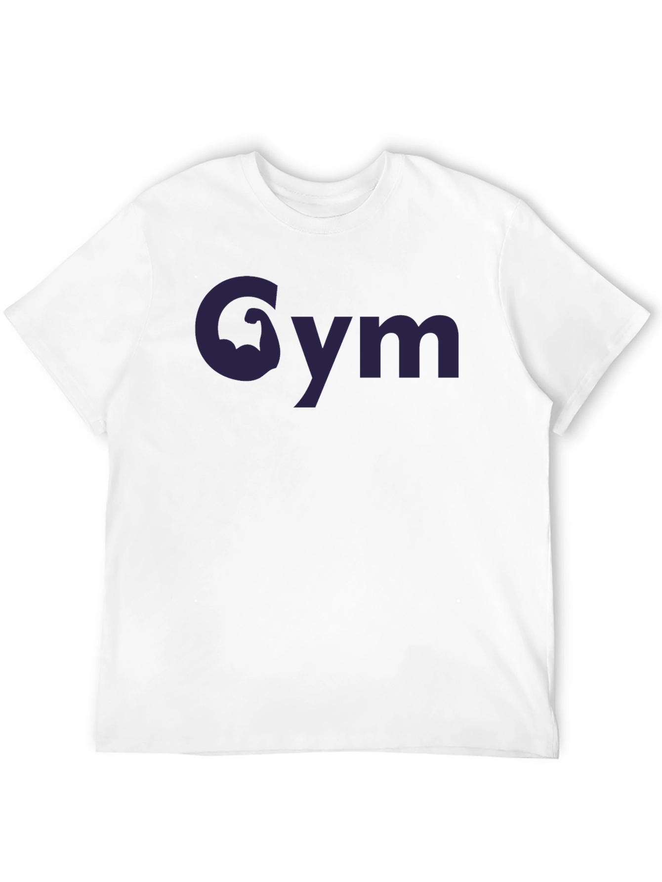 Camiseta Negra Gym con Diseño Musculoso
