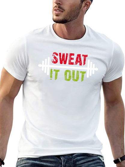 Camiseta Negra Deportiva Sweat It Out