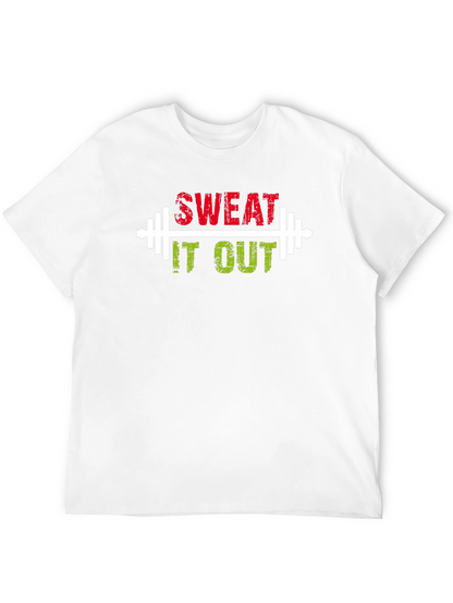 Camiseta Negra Deportiva Sweat It Out