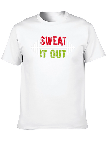 Camiseta Negra Deportiva Sweat It Out